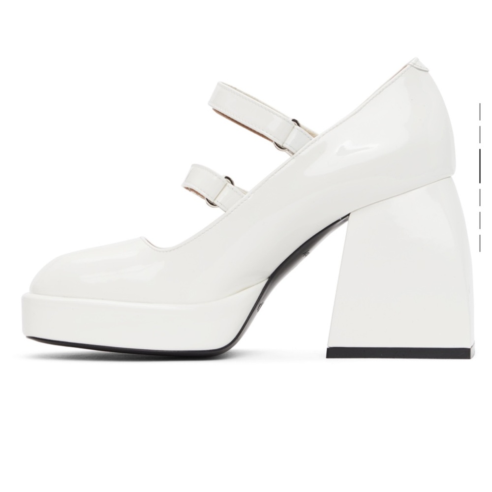 NODALETO
White Patent Bulla Babies 65 Heels - Picture 3 of 7